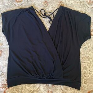 Express Crossover, Tie Back Dress Shirt